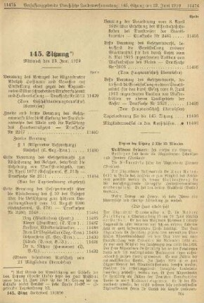 145. Sitzung. Mittwoch den 23. Juni 1920