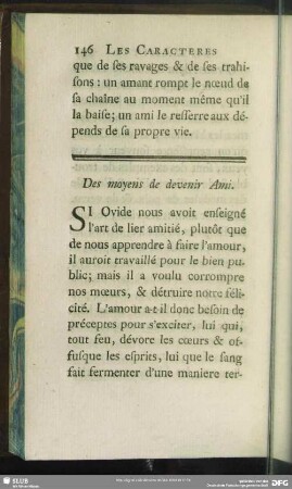 Des Moyens de devenir Ami