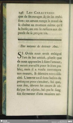 Des Moyens de devenir Ami