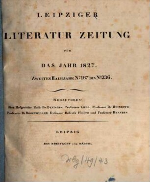 Leipziger Literaturzeitung. 1827,2, 1827,2