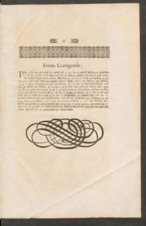 Errata Corrigenda: