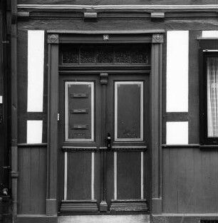 Sachteil Haustür; Witzenhausen, Am Kirchplatz (Witzenhausen) 14