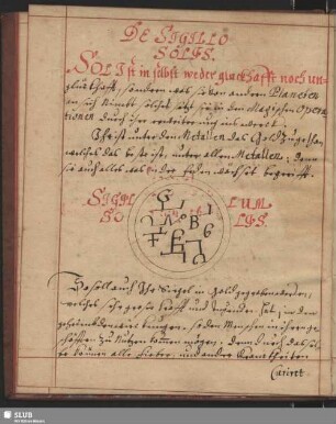 De Sigillo Solis