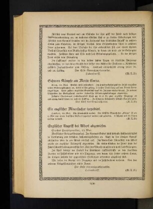 Englischer Angriff bei Albert abgewiesen.