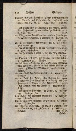 656-667, Geißler - Gesangbücher