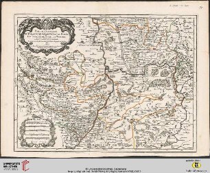 Partie Orientale Du Palatinat et Eslectorat Du Rhein : Les Eveschés De Spire, De Wormes et Le Comté De Linange ; Tiré des Memoires les plus Nouveaux