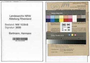 Entnazifizierung Hermann Bartmann , geb. 25.08.1882 (Wachtmeister)