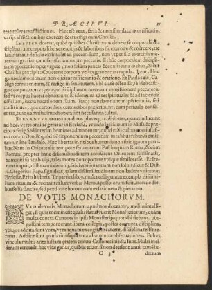 De Votis Monachorum.