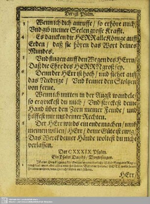 Der CXXXIX. Psalm