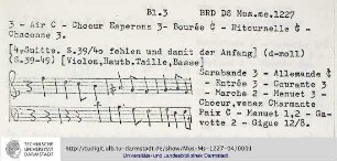 Suite d-moll