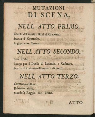 Mutazioni di scena