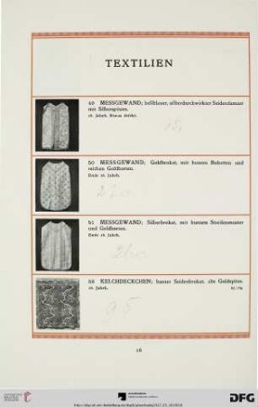 Textilien (Nr. 49-70)