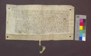 Ülin von Ütingen verkauft an die Kapelle und deren Bau zu Witterswil Güter zu Bettwil.