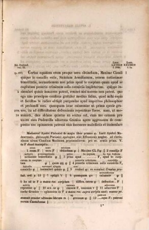 Apologia sive de magia liber : Edidit Gustavus Krueger