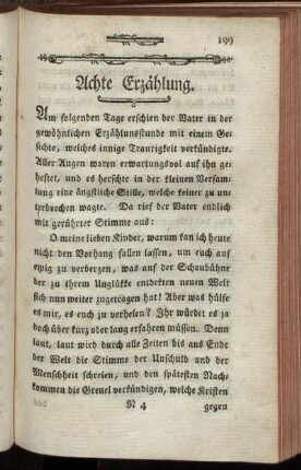 Achte Erzählung.