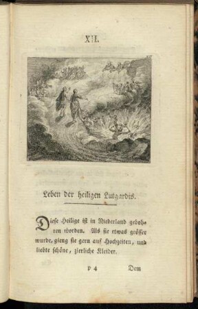 XII. Leben der heiligen Lutgardis.