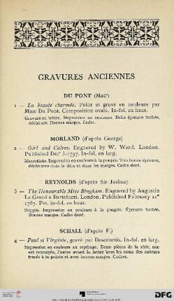 Gravures Anciennes (Nr. 1-4)