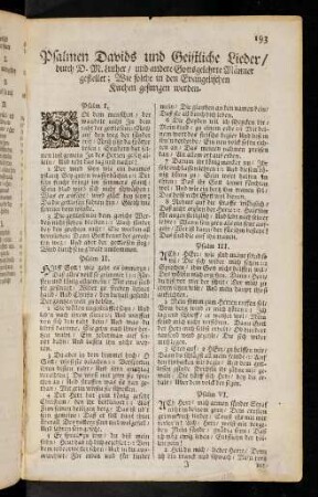 193-292, Psalmen Davids und Geistliche Lieder