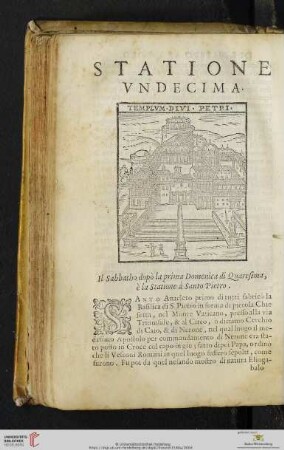 (Statione vndecima - Statione vigesima)