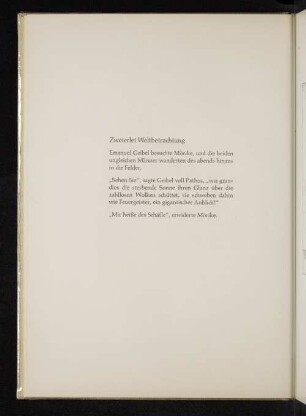 Zweierlei Weltbetrachtung