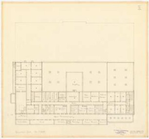 UFA (Universum Film AG), Potsdam-Babelsberg Kantine: Grundriss Keller 1:200