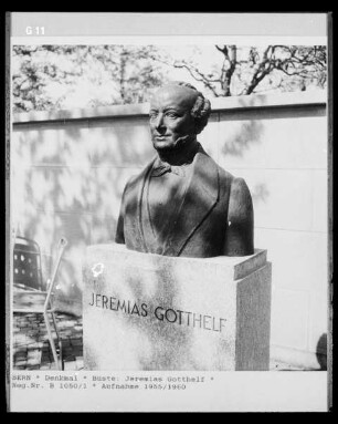 Büste des Jeremias Gotthelf