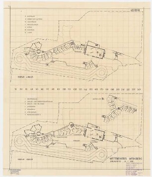 Siedlung Weinberg, Kassel: Grundriss 1:500