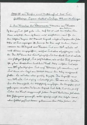 Briefe von Kriegsteilnehmern an ihre Angehörigen