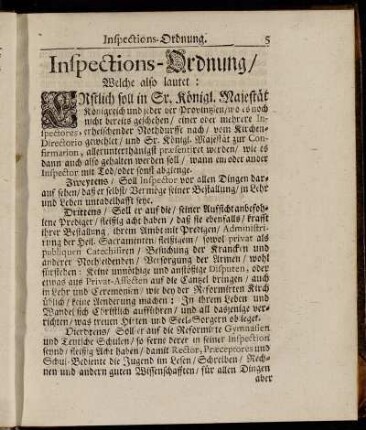 Inspections-Ordnung