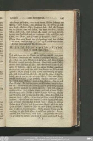 II. Ein Lob Gottes wegen seiner Allmacht und Barmherzigkeit.