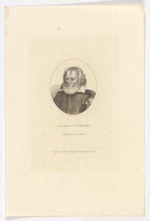 Bildnis des George Chapman