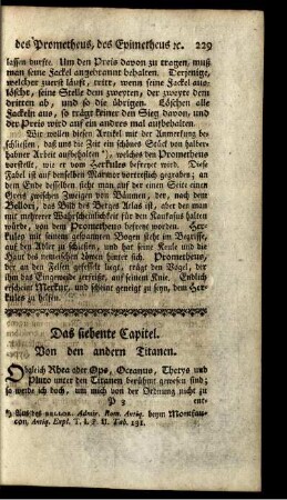 Das siebente Capitel. Von den andern Titanen