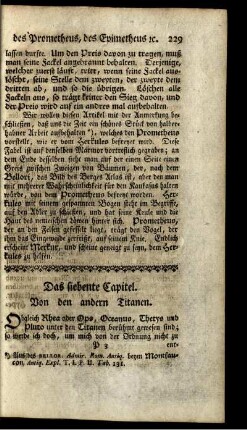 Das siebente Capitel. Von den andern Titanen