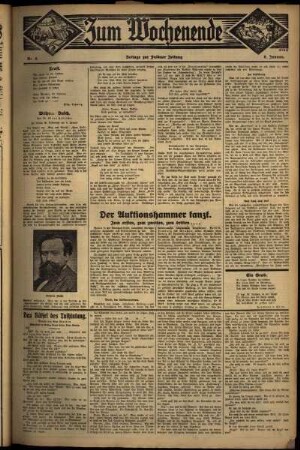 Zweite Ausgabe vom Sonntag, den 08. Januar 1933.