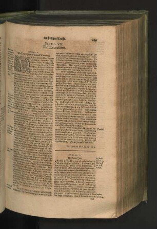 SECTIO VII. De Exorcismo. NUMER. I. De Exorcismo et Coenâ Domini:
