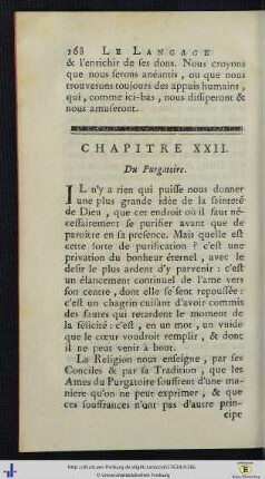 Chap. XXII. Du Purgatoire.