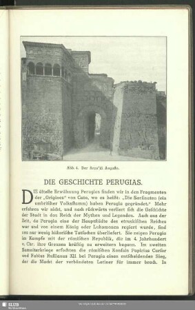 Die Geschichte Perugias