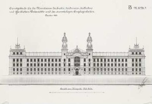 Sächsische Staatskanzlei, ehemaliges Ministerialgebäude