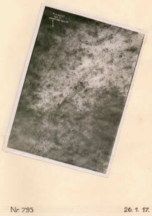 Foto des Geländes westlich der Muraucourt Ferme (Luftbild)