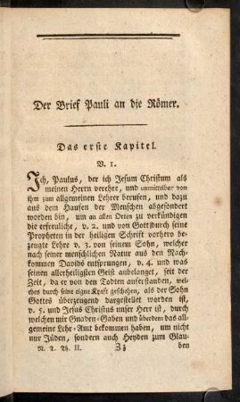 705-724, Das erste Kapitel - Das dritte Kapitel