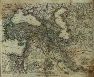 Das Osmanische Reich in Asien, die Russischen Provinzen und Schutzlaender am Schwarzen Meere, am Caspischen und am Aral-See ; so wie grosse Theile von Turan, Iran, Arabien und Aegypten