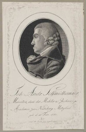 Bildnis des Joh. Andr. Schmidhammer