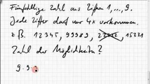 06B.5 fünfstellige Zahl, nur viermal Ziffer wiederholen