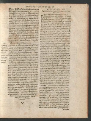 Exhortatio VII.