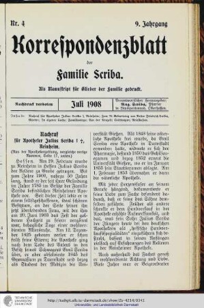 Nr.4 - Juli 1908