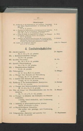 4. Landwirtschaftslehre