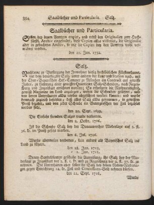Saalbücher und Particularia - Subhastation