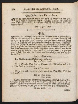 Saalbücher und Particularia - Subhastation