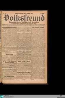 Der Volksfreund : Tageszeitung für das werktätige Volk Mittelbadens