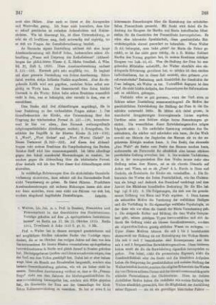 247-249 [Rezension] Walter, Johannes von, Frauenlos und Frauenarbeit in der Geschichte des Christentums